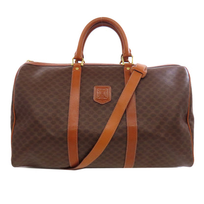 CELINE Macadam pattern Boston bag PVC Ladies [Used]