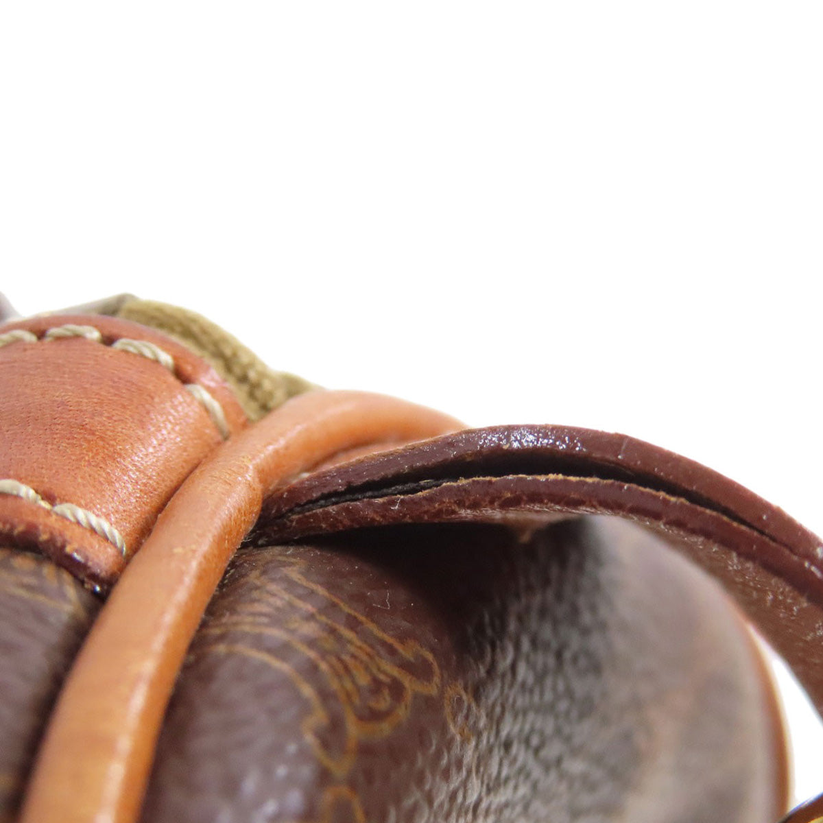 CELINE Macadam pattern Boston bag PVC Ladies [Used]