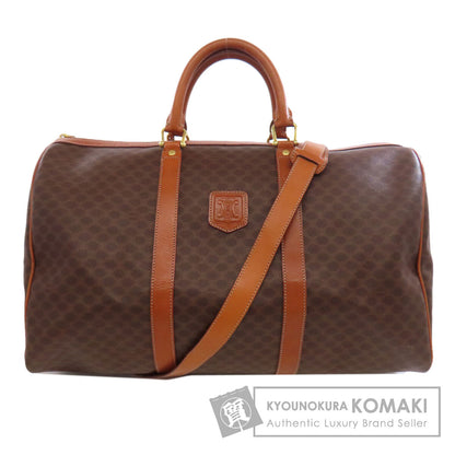 CELINE Macadam pattern Boston bag PVC Ladies [Used]