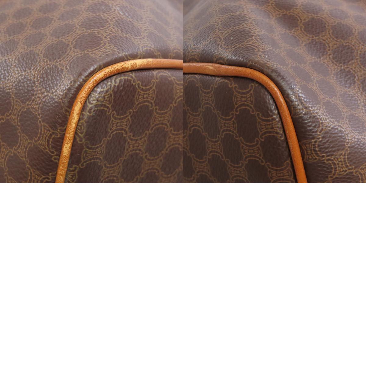 CELINE Macadam pattern Boston bag PVC Ladies [Used]