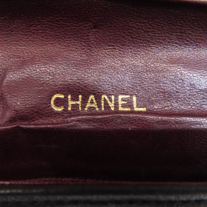 CHANEL ChainShoulder Bias Stitch GoldHardware Shoulder Bag Lambskin Ladies [Used]