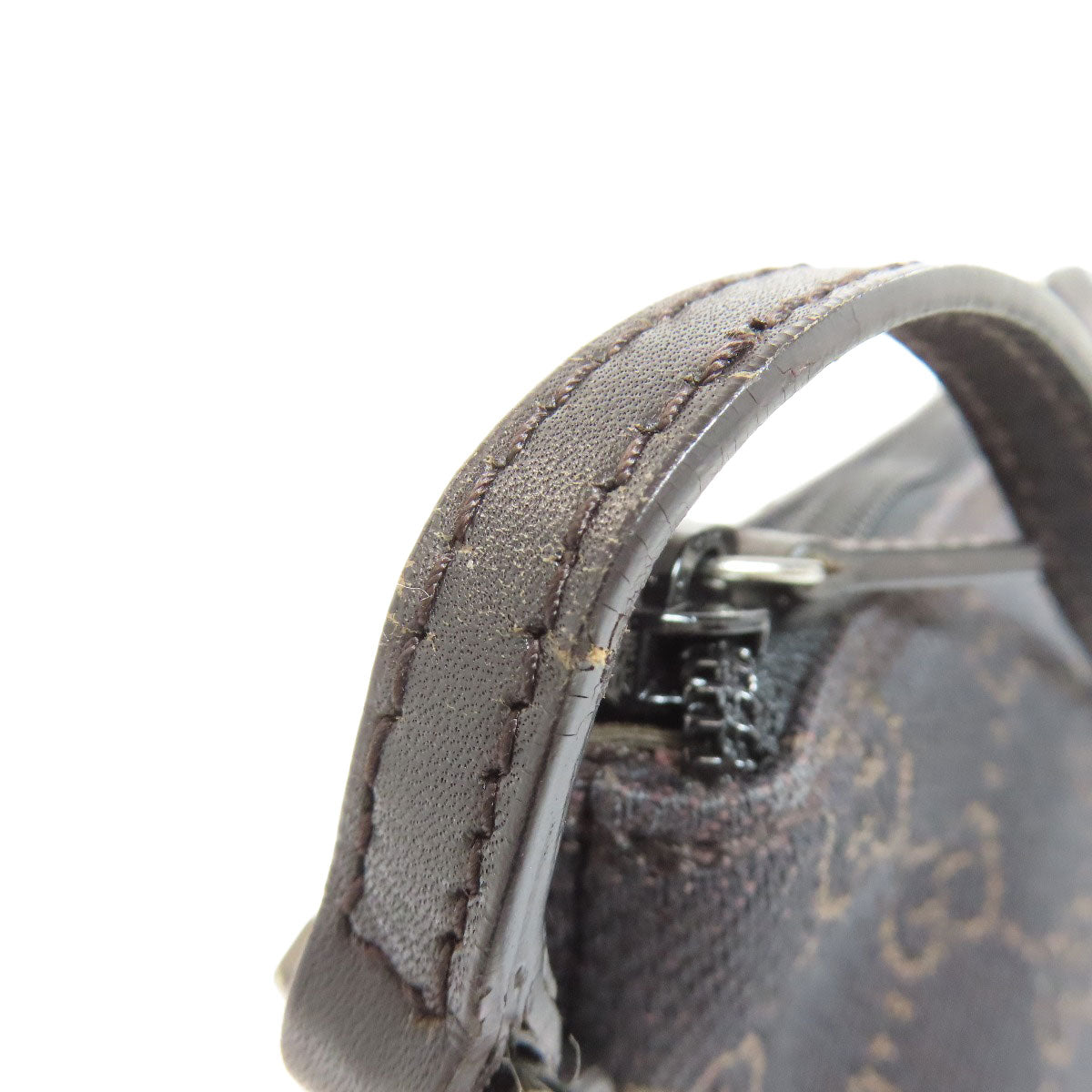 GUCCI 07198 GG pattern accessory pouch Handbag Canvas Ladies [Used]