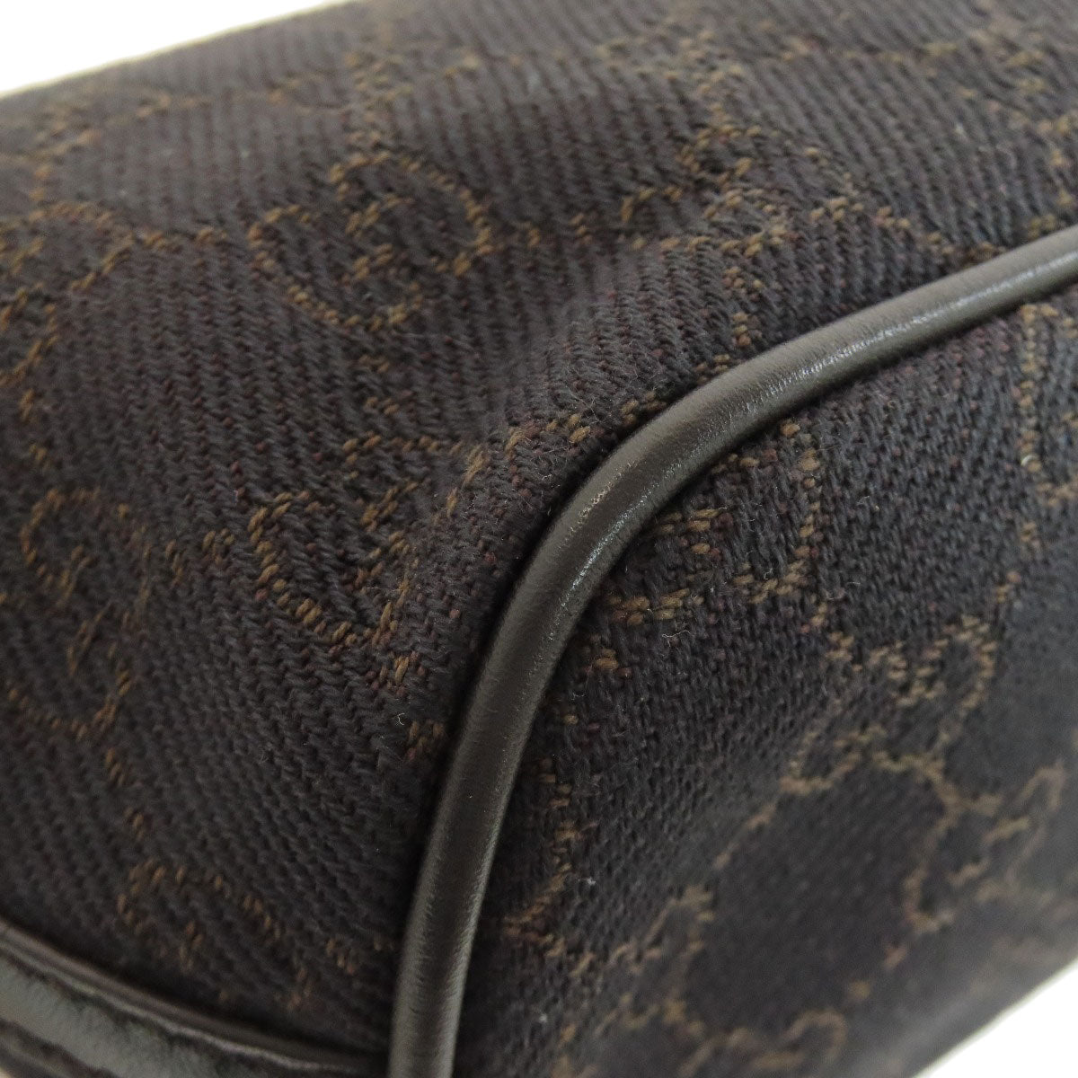 GUCCI 07198 GG pattern accessory pouch Handbag Canvas Ladies [Used]