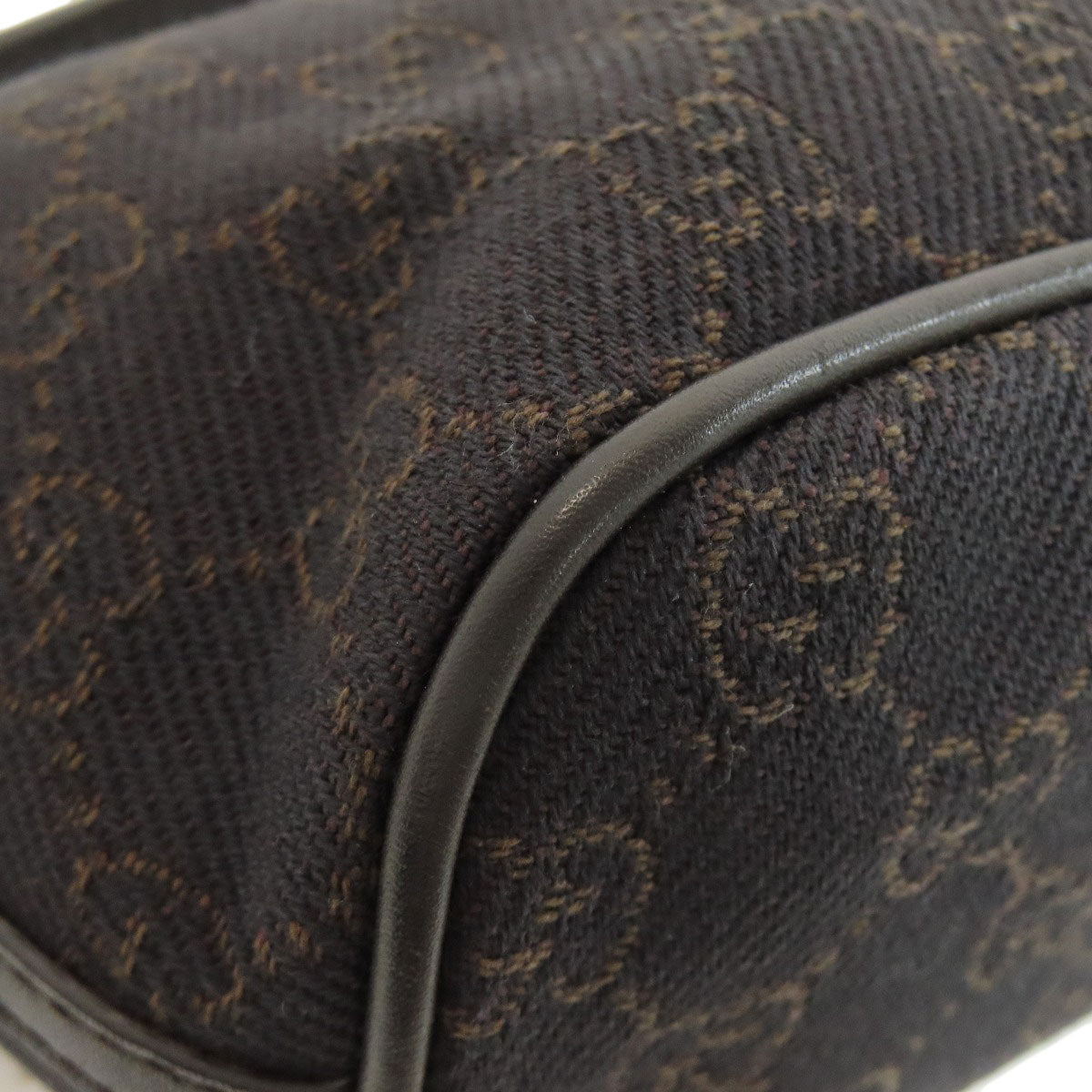 GUCCI 07198 GG pattern accessory pouch Handbag Canvas Ladies [Used]