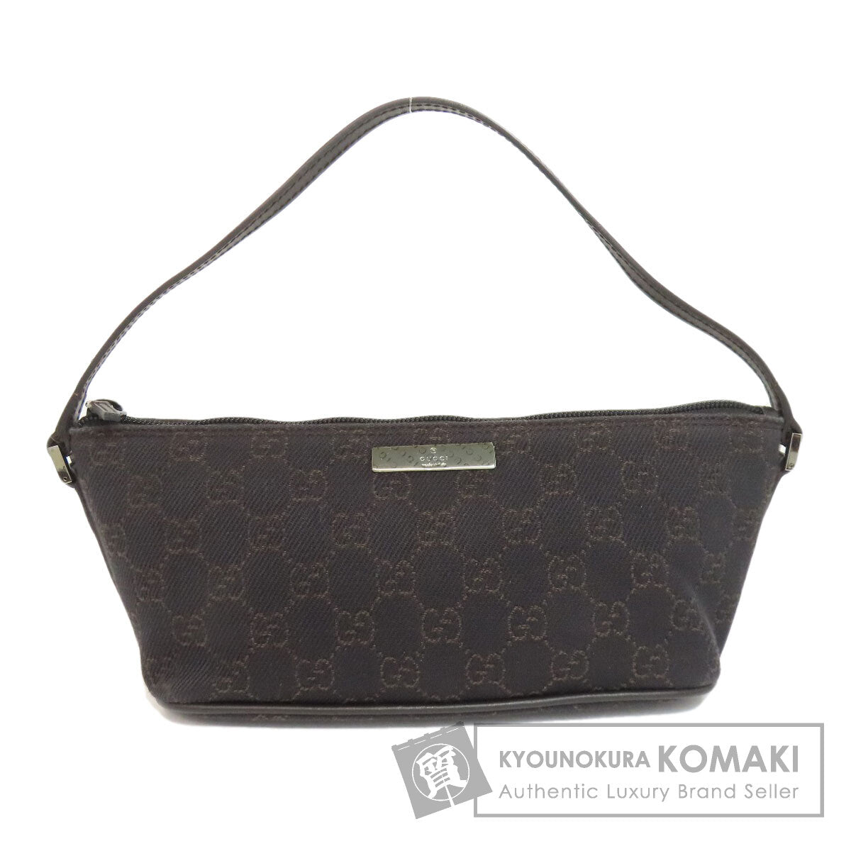 GUCCI 07198 GG pattern accessory pouch Handbag Canvas Ladies [Used]