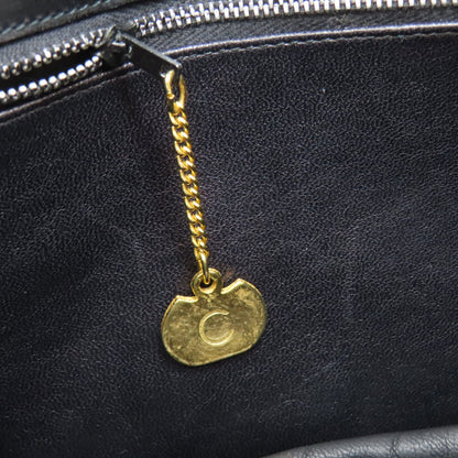 CELINE logo Shoulder Bag Leather Ladies [Used]