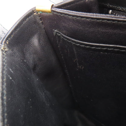 CELINE logo Shoulder Bag Leather Ladies [Used]