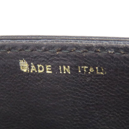 CELINE logo Shoulder Bag Leather Ladies [Used]