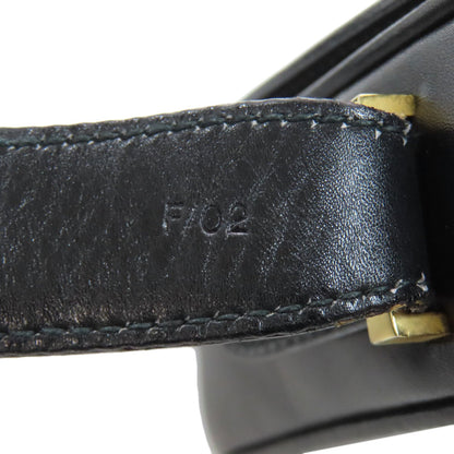 CELINE logo Shoulder Bag Leather Ladies [Used]