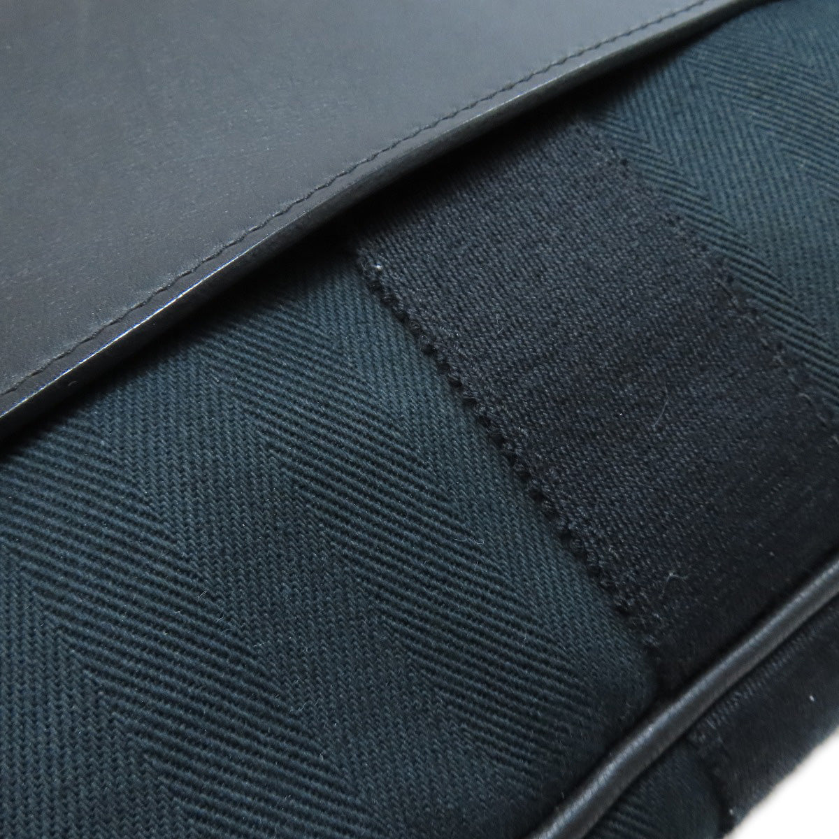 HERMES Valparaiso Long MM Handbag Canvas CalfLadies [Used]