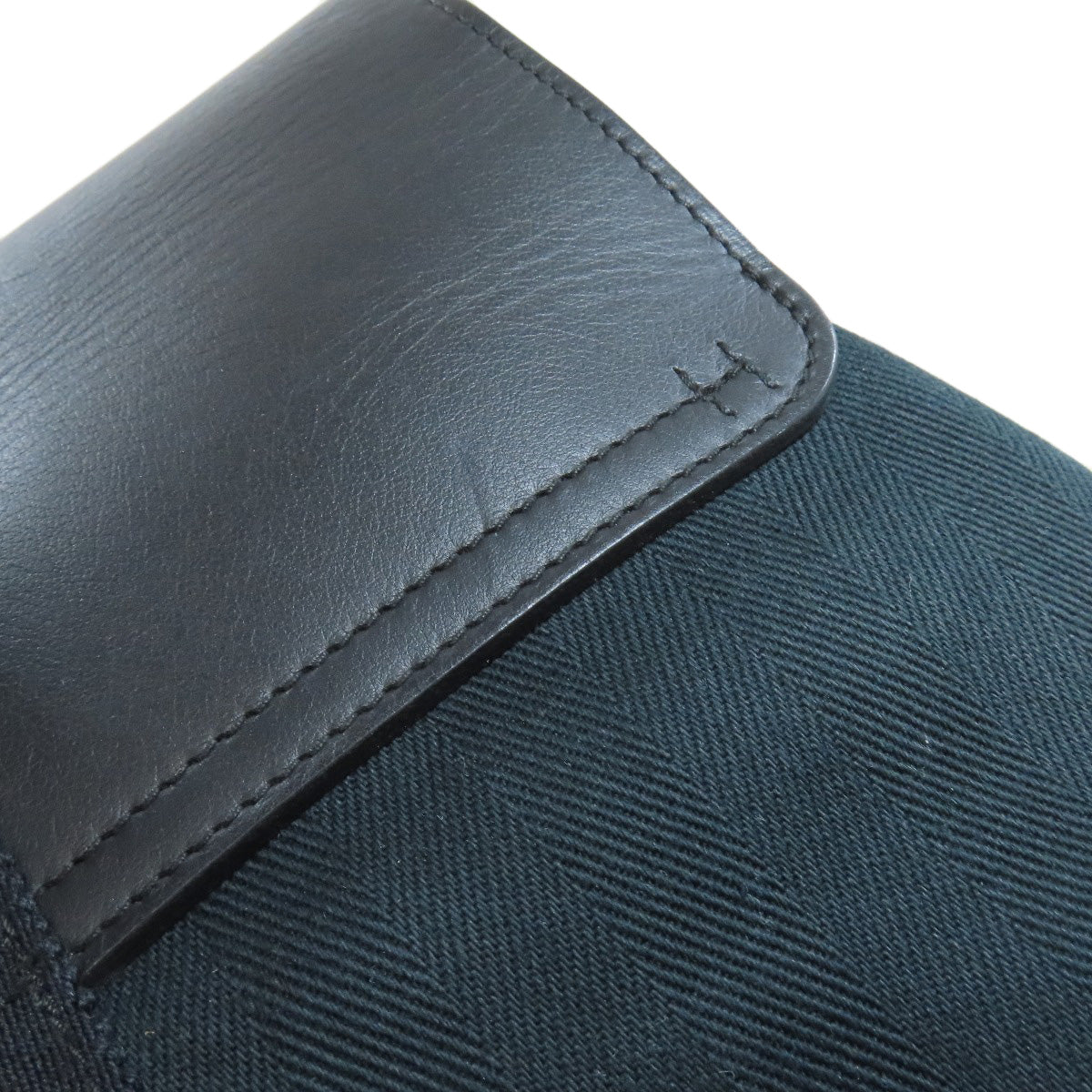 HERMES Valparaiso Long MM Handbag Canvas CalfLadies [Used]