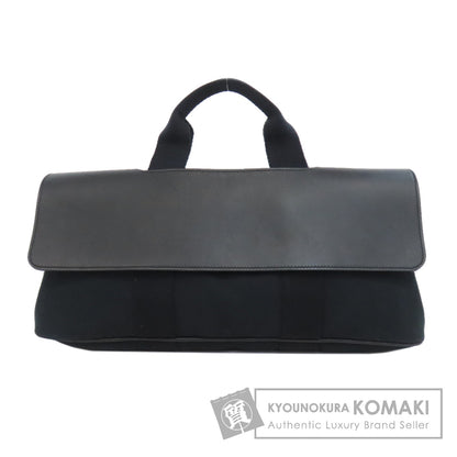 HERMES Valparaiso Long MM Handbag Canvas CalfLadies [Used]