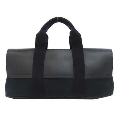 HERMES Valparaiso Long MM Handbag Canvas CalfLadies [Used]