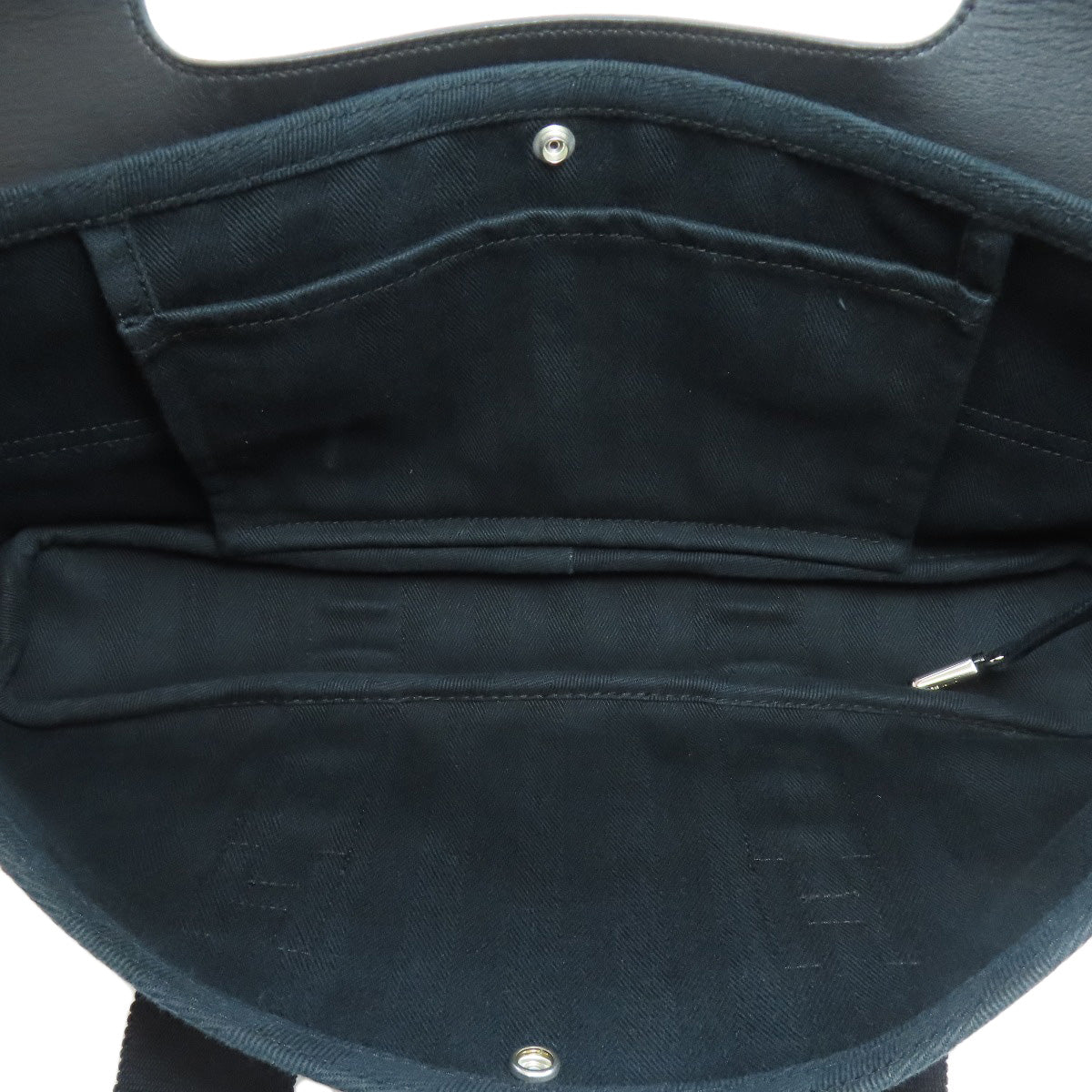 HERMES Valparaiso Long MM Handbag Canvas CalfLadies [Used]