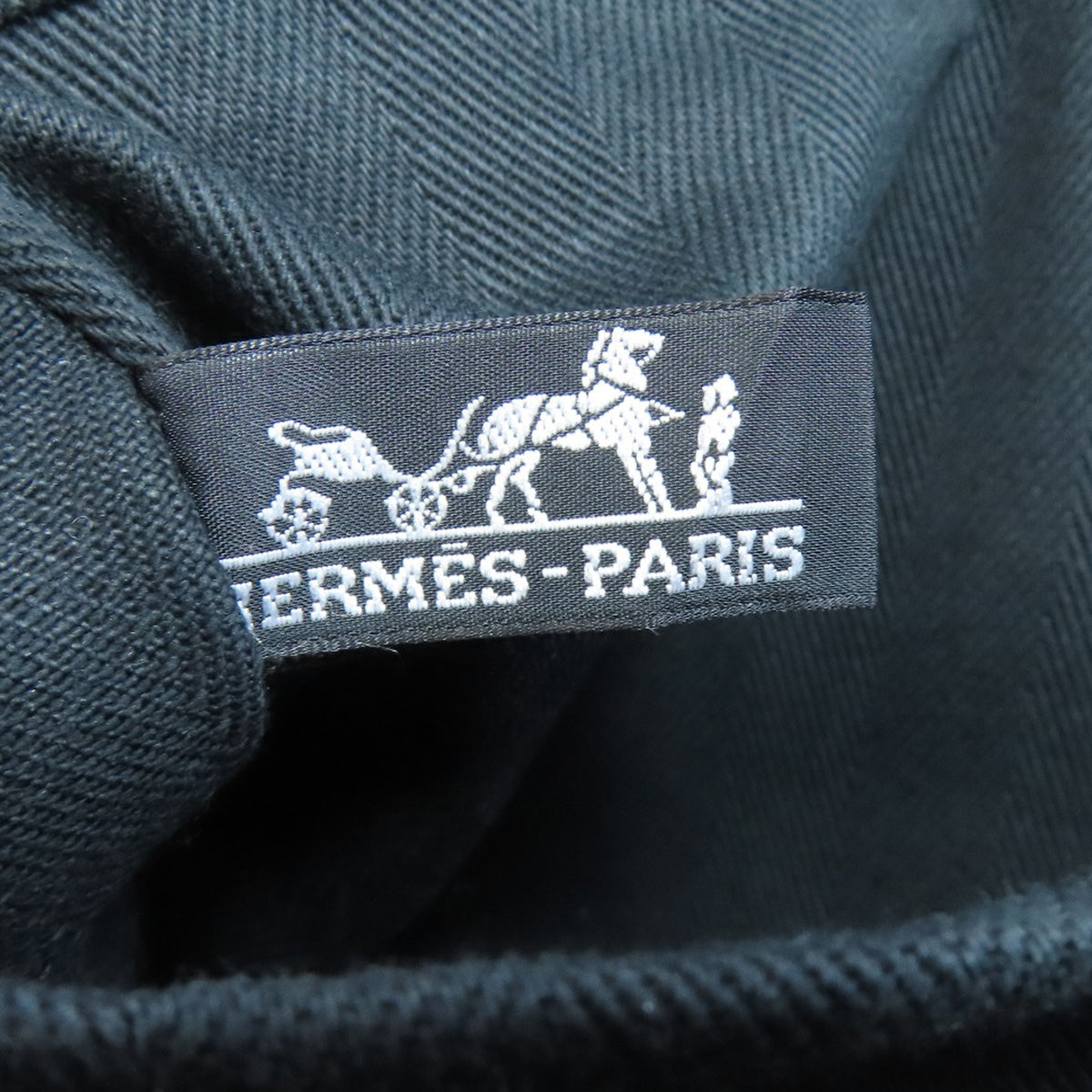 HERMES Valparaiso Long MM Handbag Canvas CalfLadies [Used]