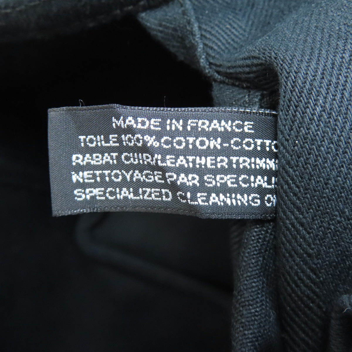 HERMES Valparaiso Long MM Handbag Canvas CalfLadies [Used]