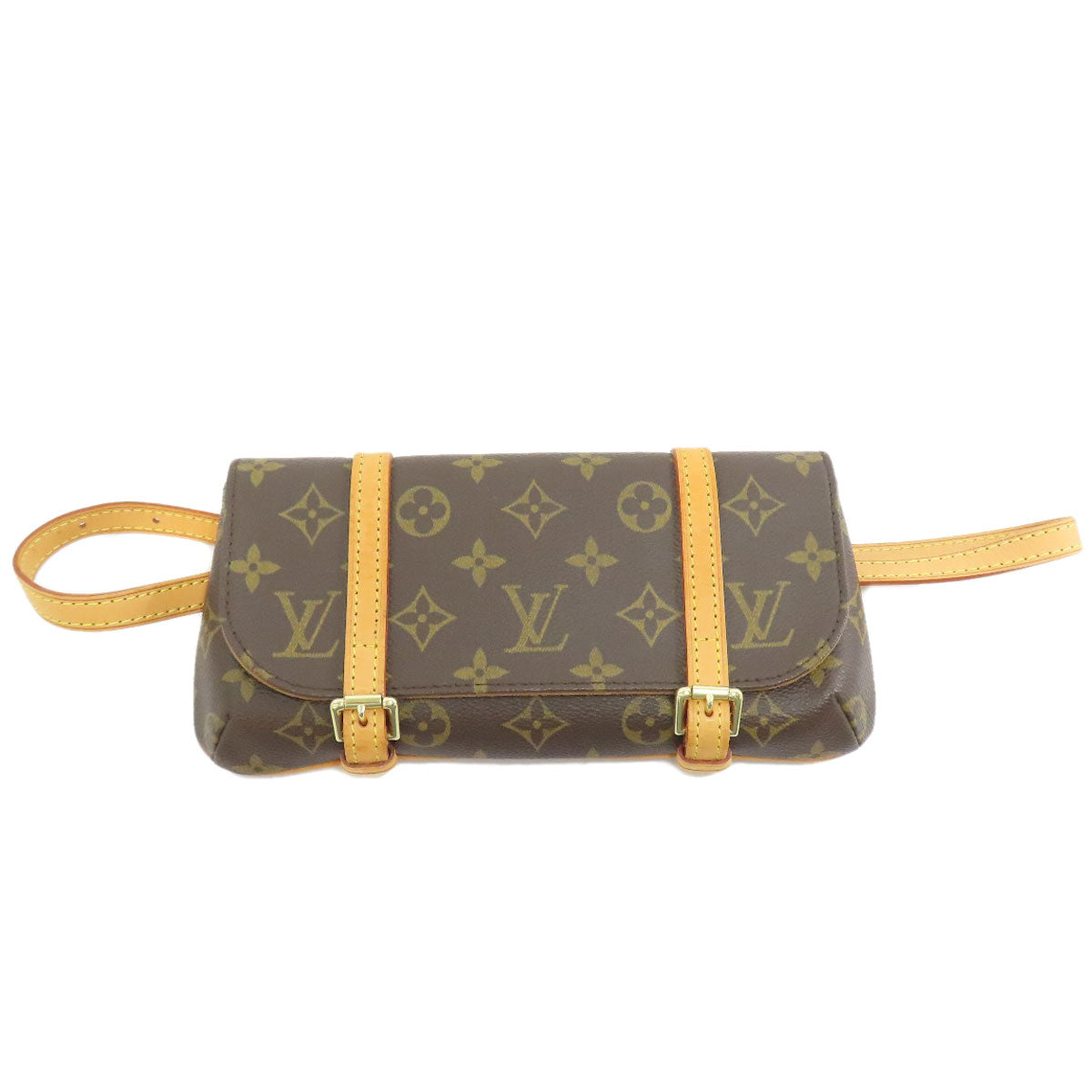 LOUIS VUITTON M51159 Pochette Marrell Hip bag, waist bag Monogram canvas Ladies [Used]