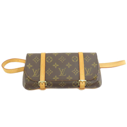 LOUIS VUITTON M51159 Pochette Marrell Hip bag, waist bag Monogram canvas Ladies [Used]