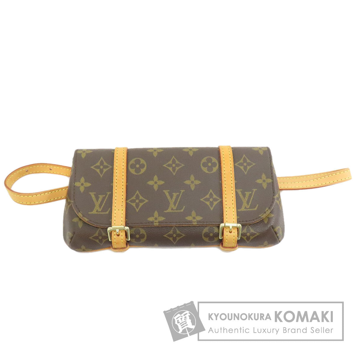 LOUIS VUITTON M51159 Pochette Marrell Hip bag, waist bag Monogram canvas Ladies [Used]