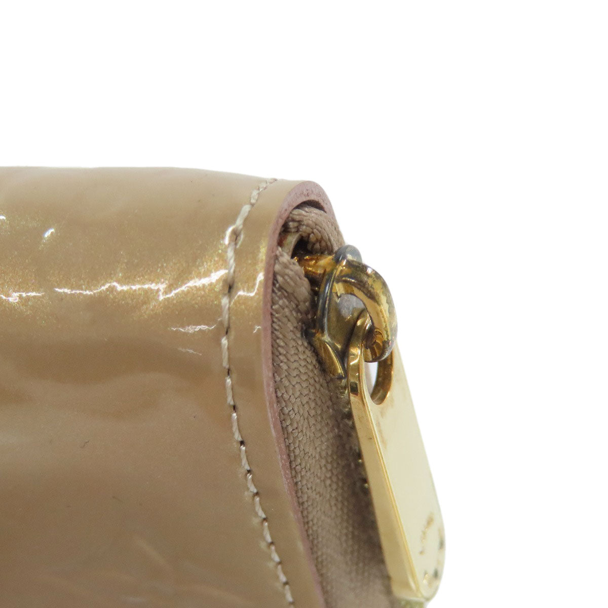 LOUIS VUITTON M91762 Zippy coin purse coin purse Vernis Ladies [Used]