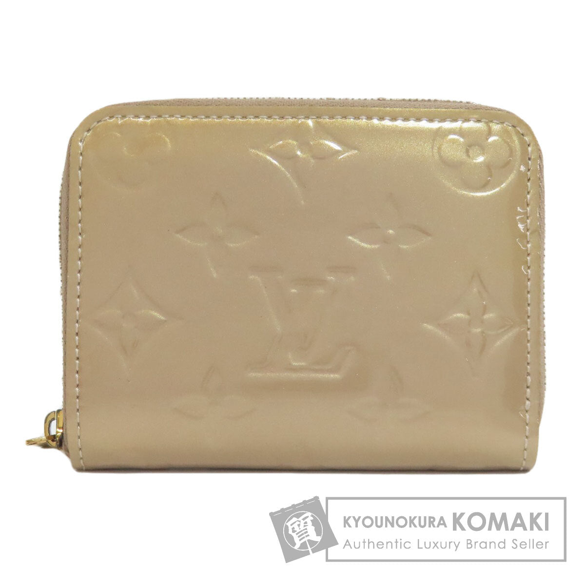 LOUIS VUITTON M91762 Zippy coin purse coin purse Vernis Ladies [Used]