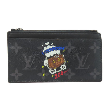 LOUIS VUITTON M80994 Zippy Dragonne Trunk Print coin purse Monogram Eclipse Ladies [Used]