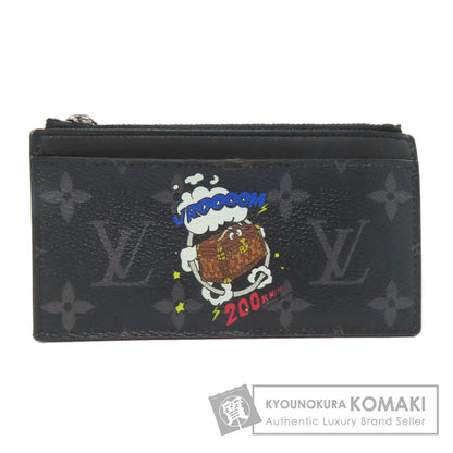 LOUIS VUITTON M80994 Zippy Dragonne Trunk Print coin purse Monogram Eclipse Ladies [Used]