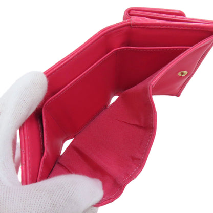 CHANEL Tri-fold Boy Chanel GoldHardware Bifold Wallet with Coin Pocket Calf Ladies [Used]