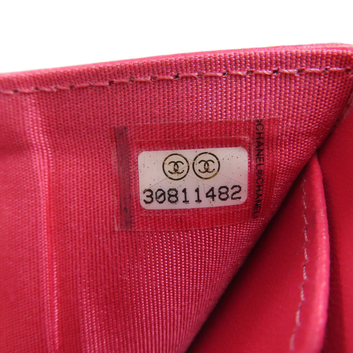 CHANEL Tri-fold Boy Chanel GoldHardware Bifold Wallet with Coin Pocket Calf Ladies [Used]