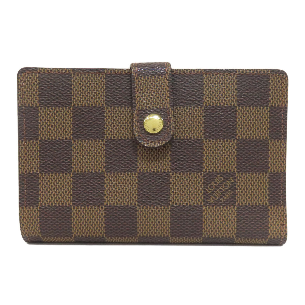 LOUIS VUITTON N61664 PortomonÃ© Vienova Bifold Wallet with Coin Pocket Damier canvas Ladies [Used]