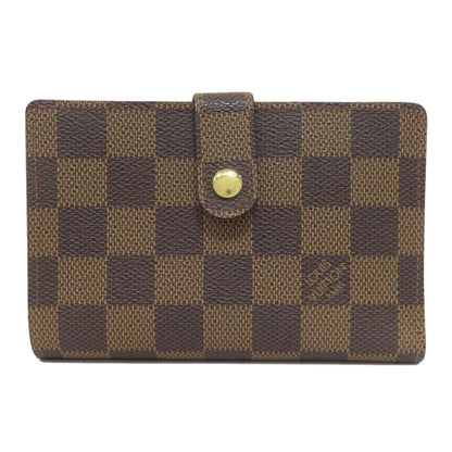 LOUIS VUITTON N61664 PortomonÃ© Vienova Bifold Wallet with Coin Pocket Damier canvas Ladies [Used]