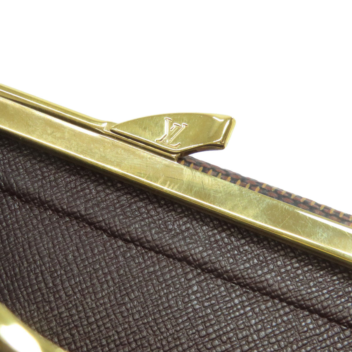 LOUIS VUITTON N61664 PortomonÃ© Vienova Bifold Wallet with Coin Pocket Damier canvas Ladies [Used]