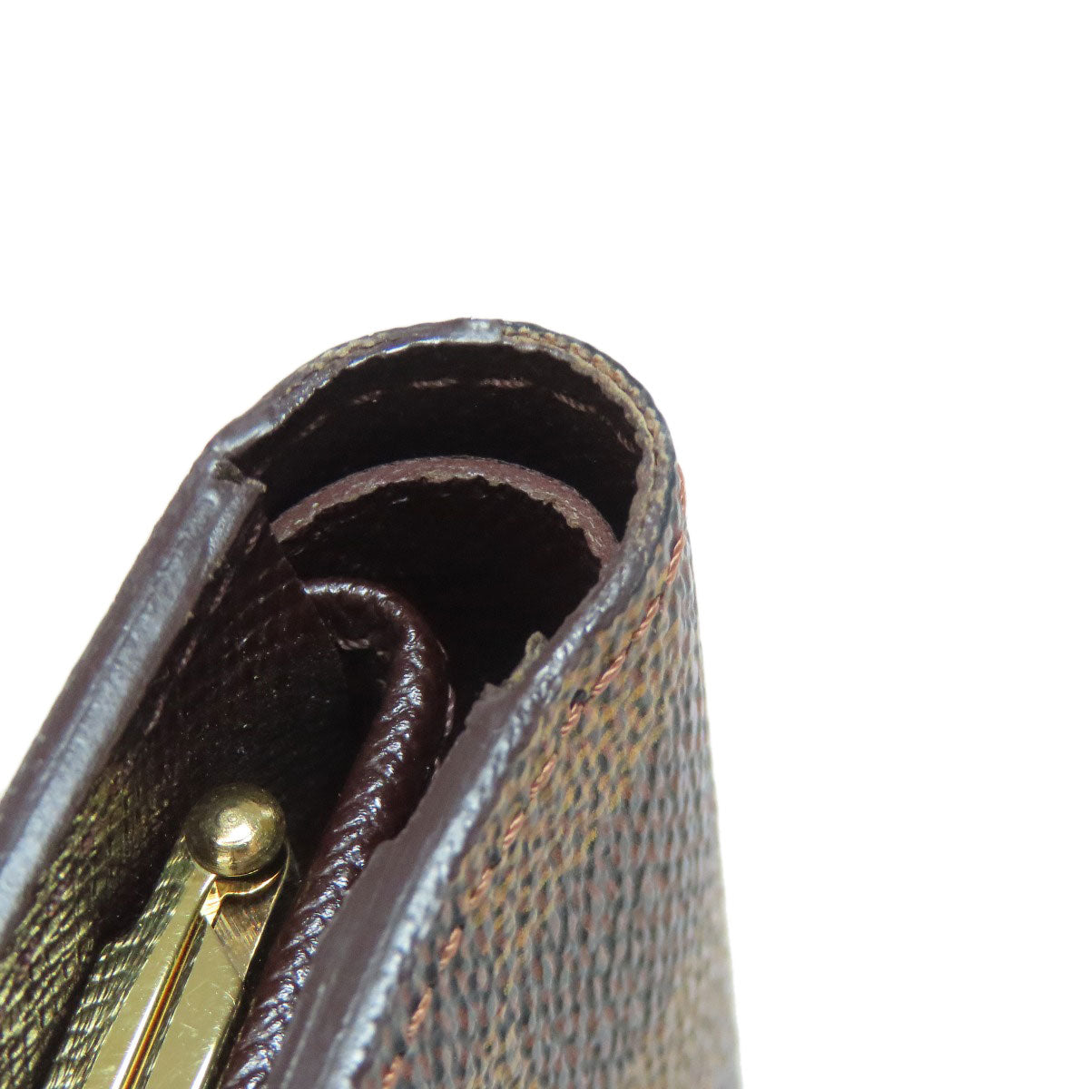 LOUIS VUITTON N61664 PortomonÃ© Vienova Bifold Wallet with Coin Pocket Damier canvas Ladies [Used]