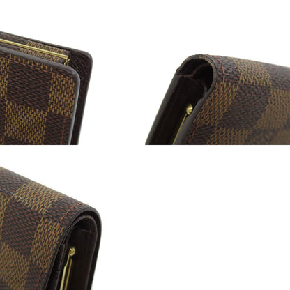 LOUIS VUITTON N61664 PortomonÃ© Vienova Bifold Wallet with Coin Pocket Damier canvas Ladies [Used]