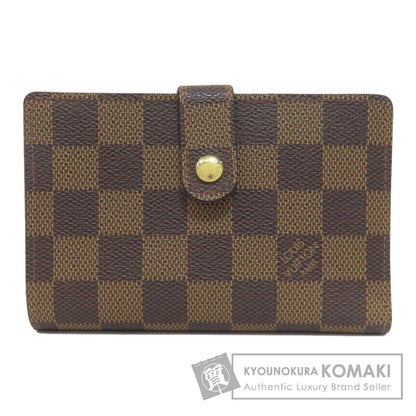LOUIS VUITTON N61664 PortomonÃ© Vienova Bifold Wallet with Coin Pocket Damier canvas Ladies [Used]