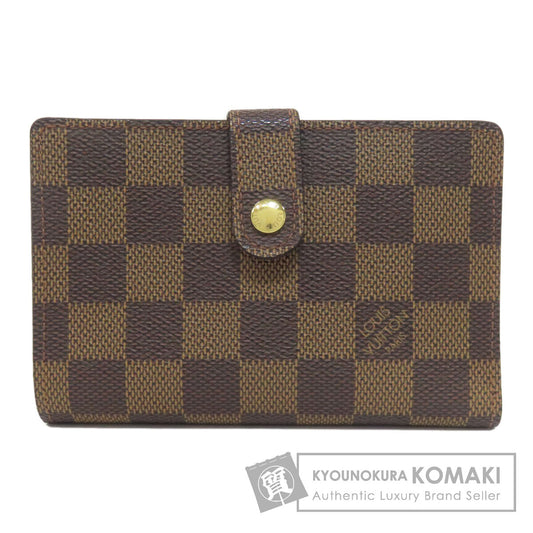 LOUIS VUITTON N61664 PortomonÃ© Vienova Bifold Wallet with Coin Pocket Damier canvas Ladies [Used]