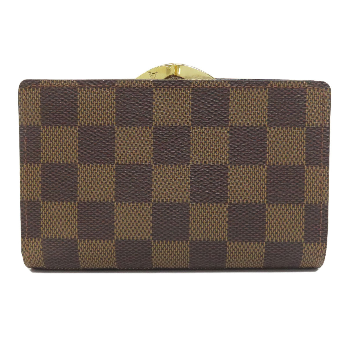 LOUIS VUITTON N61664 PortomonÃ© Vienova Bifold Wallet with Coin Pocket Damier canvas Ladies [Used]