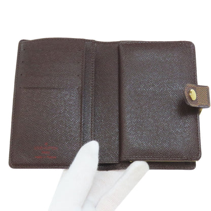 LOUIS VUITTON N61664 PortomonÃ© Vienova Bifold Wallet with Coin Pocket Damier canvas Ladies [Used]