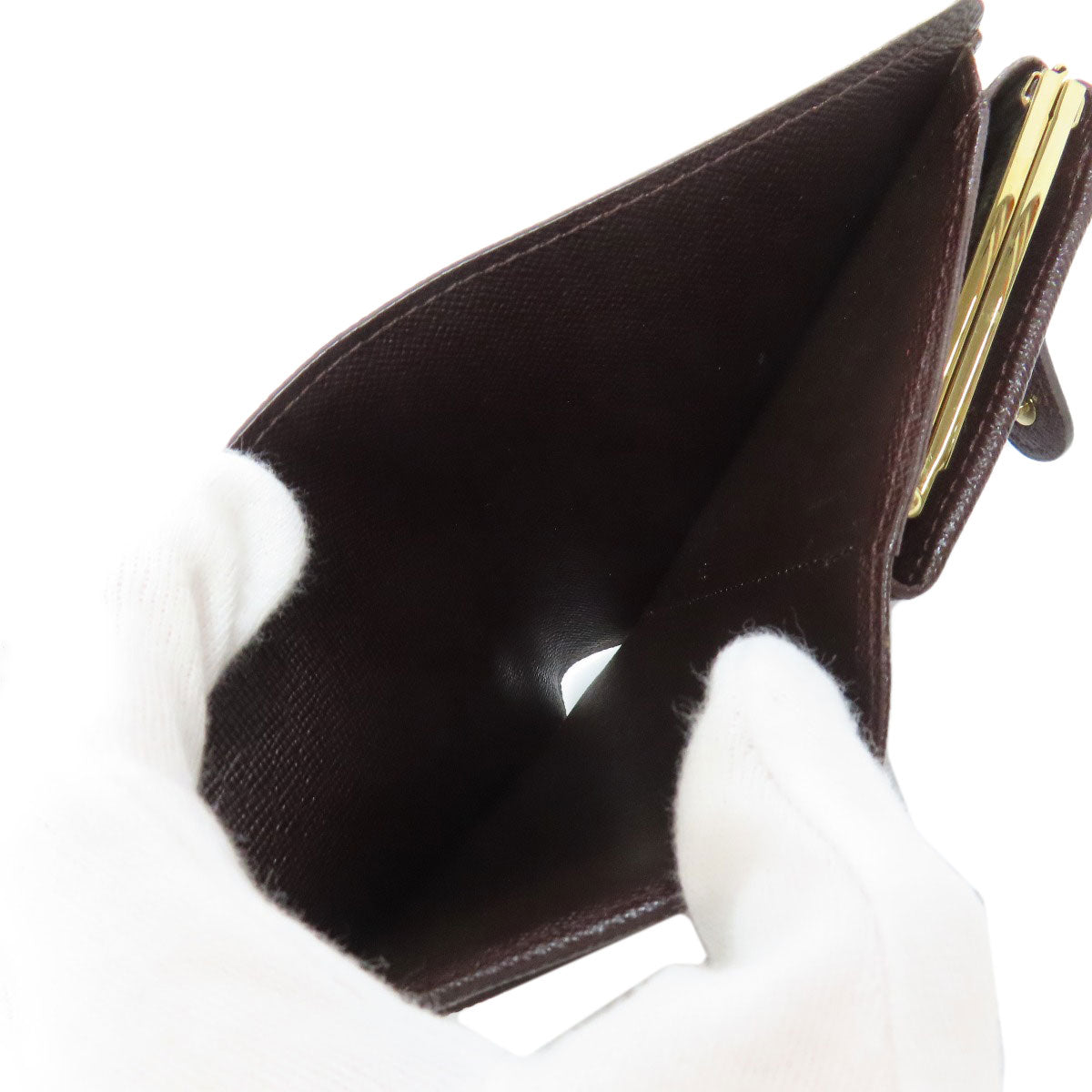 LOUIS VUITTON N61664 PortomonÃ© Vienova Bifold Wallet with Coin Pocket Damier canvas Ladies [Used]