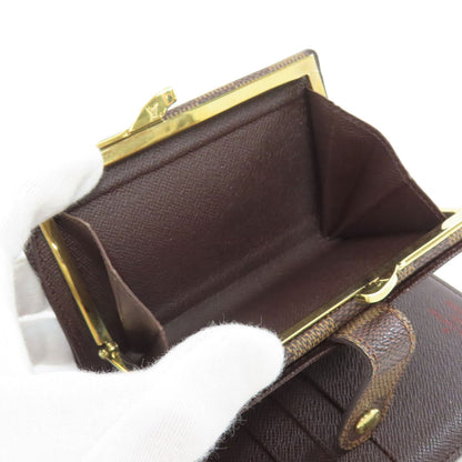 LOUIS VUITTON N61664 PortomonÃ© Vienova Bifold Wallet with Coin Pocket Damier canvas Ladies [Used]