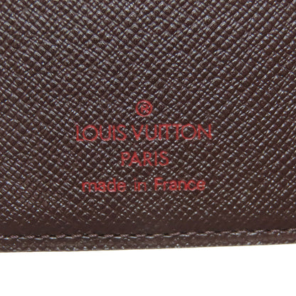 LOUIS VUITTON N61664 PortomonÃ© Vienova Bifold Wallet with Coin Pocket Damier canvas Ladies [Used]