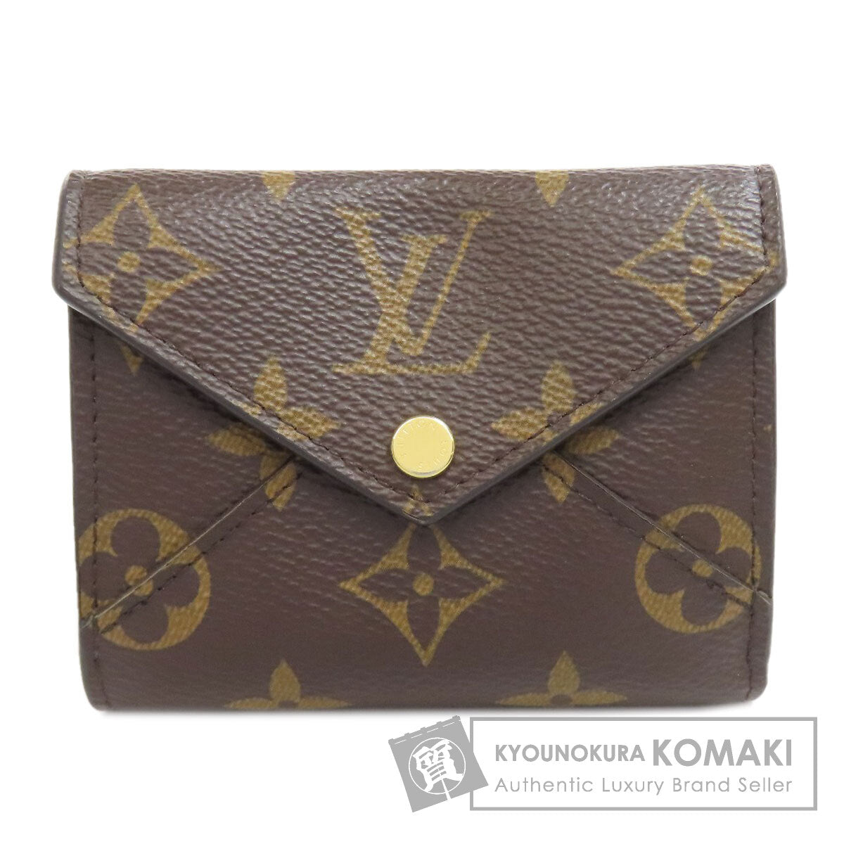 LOUIS VUITTON M81667 Portefeiulle Celeste Bifold Wallet with Coin Pocket Monogram canvas Ladies [Used]