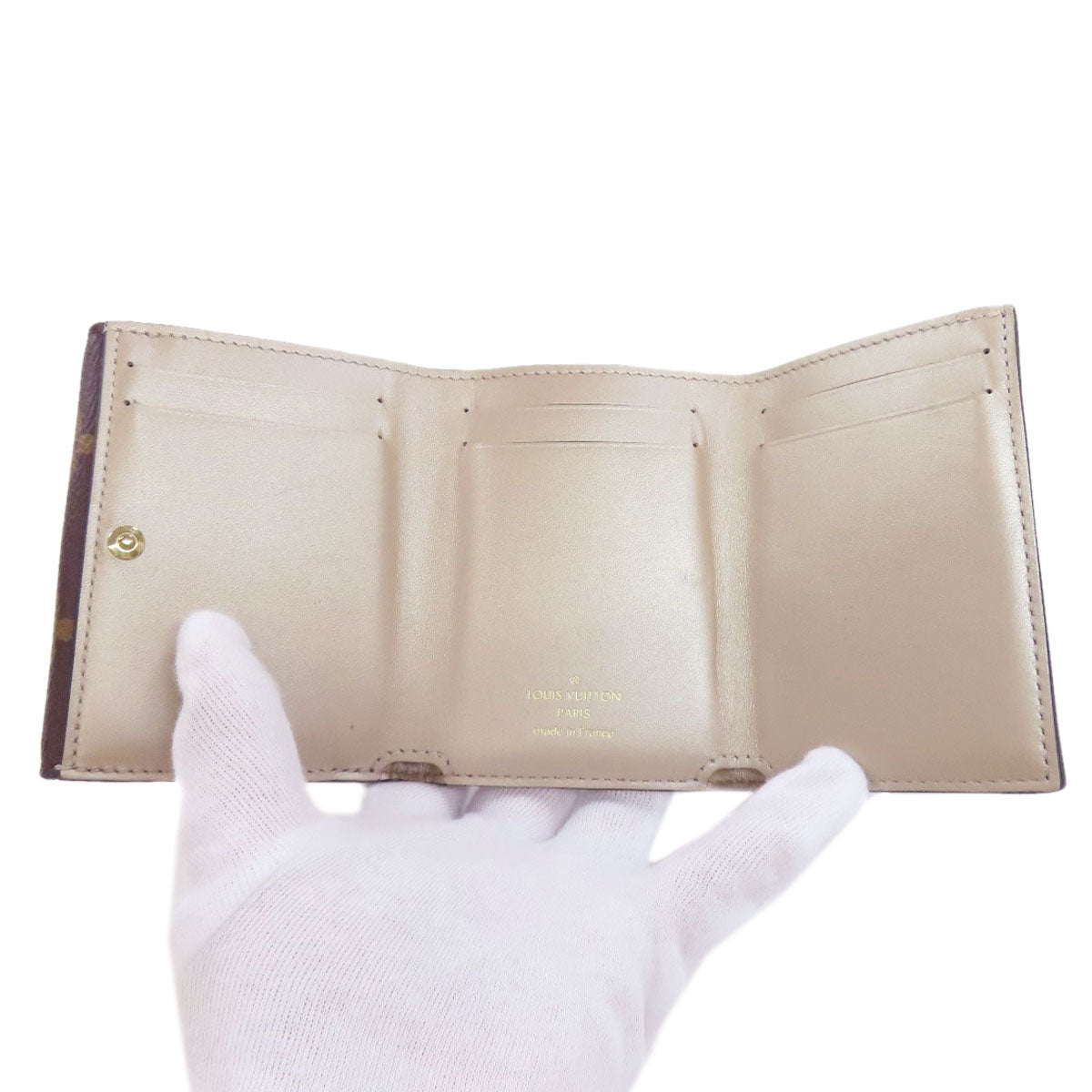 LOUIS VUITTON M81667 Portefeiulle Celeste Bifold Wallet with Coin Pocket Monogram canvas Ladies [Used]