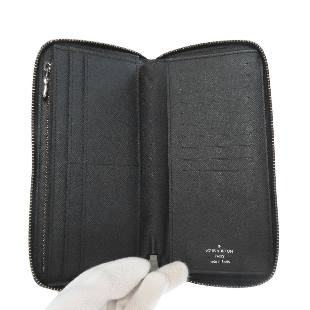 LOUIS VUITTON M62295 Zippy wallet Vertical Long wallet (with coin pocket) Monogram Eclipse mens [Used]