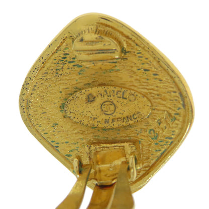 CHANEL Logo Chain Earring Metal Ladies [Used]