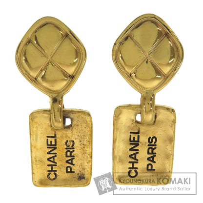 CHANEL Matelasse logo Earring Metal Ladies [Used]