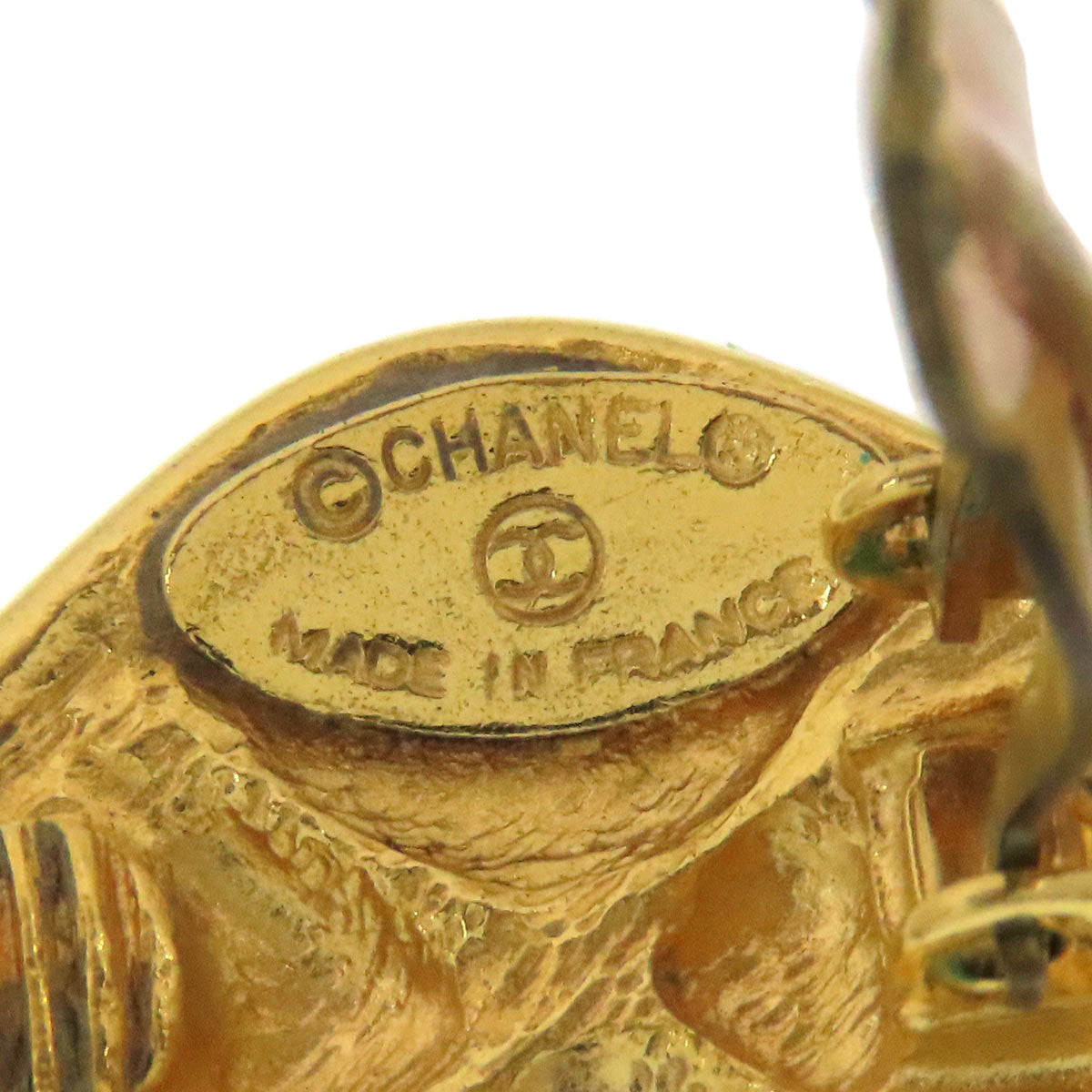 CHANEL Matelasse logo Earring Metal Ladies [Used]