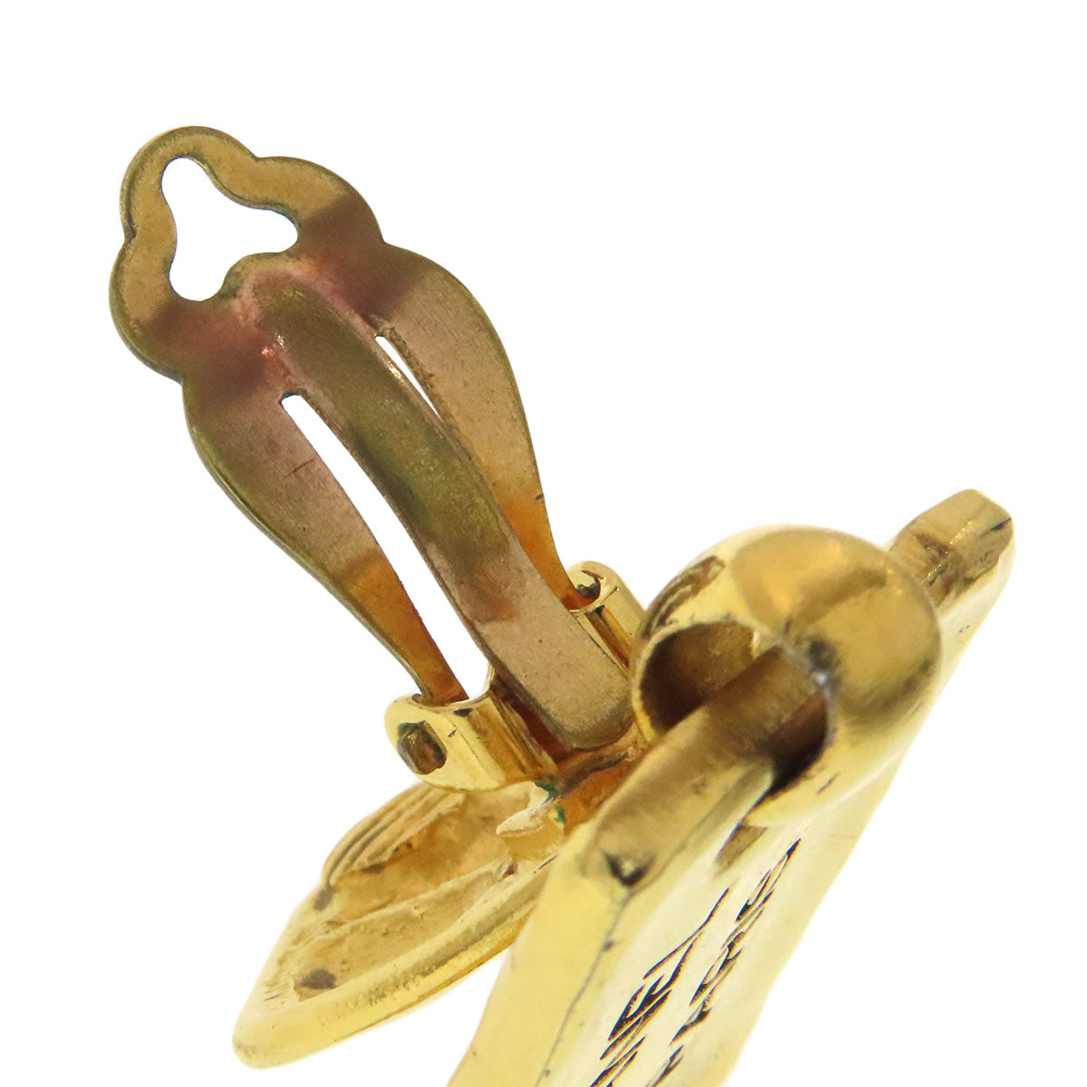 CHANEL Matelasse logo Earring Metal Ladies [Used]