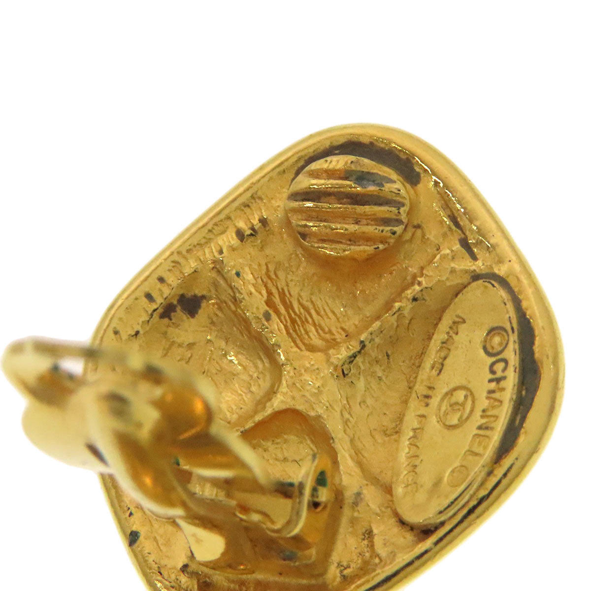 CHANEL Matelasse logo Earring Metal Ladies [Used]