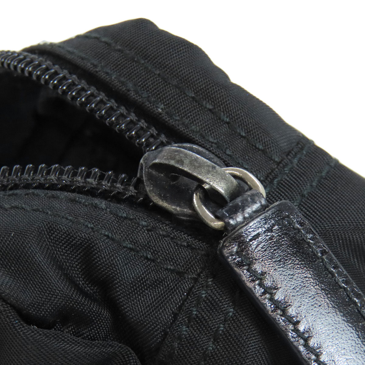 PRADA Logo Hardware Accessory pouch Nylon Ladies [Used]